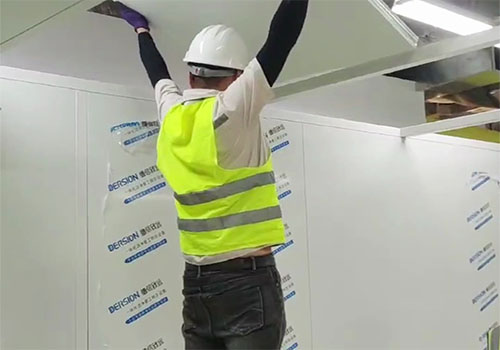 cleanroom wall installation cleanroom wall installation