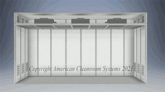 Clean room outdoor circulation system diagram Clean room outdoor circulation system diagram
